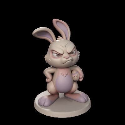 Grumbu Rabbit with egg