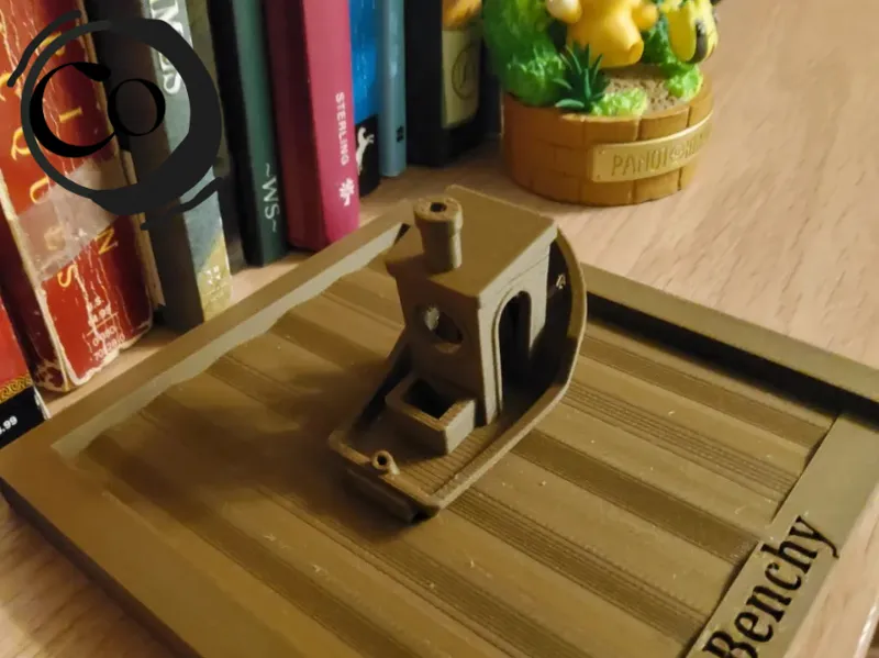 Benchy on water