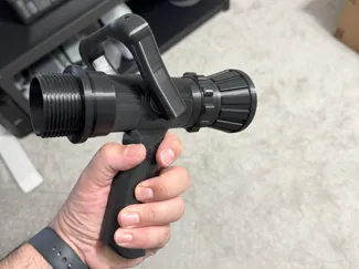 Fire Hose Gun with 2.5" Hose Adapter