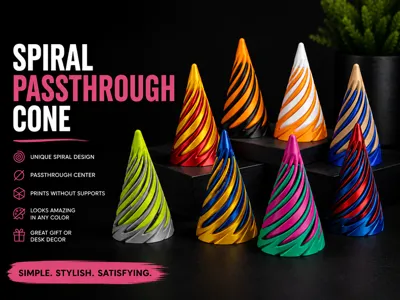 Spiral Passthrough Cone