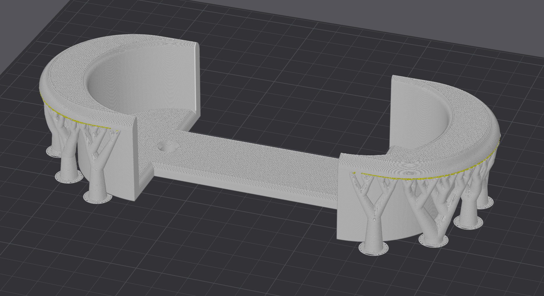 Miniatura 2 do modelo 3D Wall-Mounted Cable Organizer 