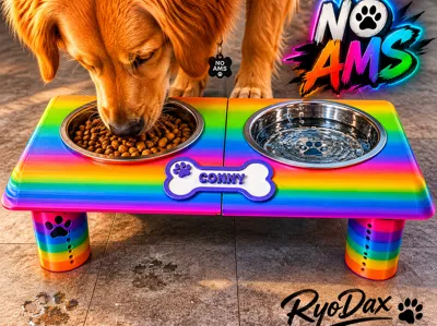 Adjustable and Customizable Bowl Holder