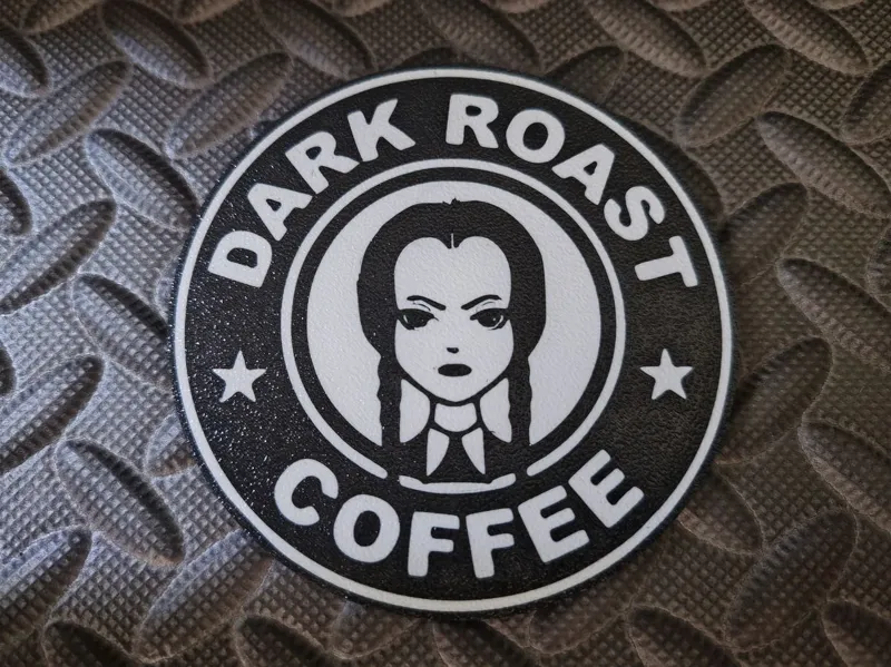 Wednesday coaster coffee