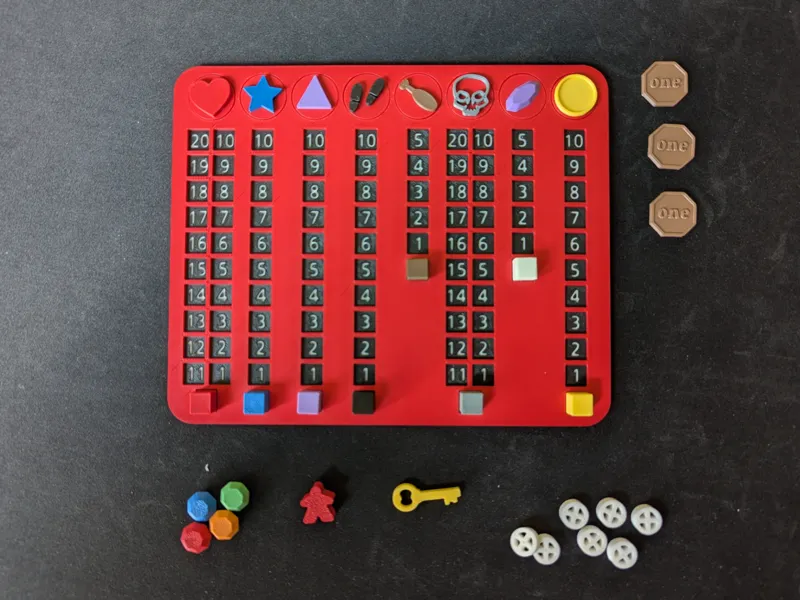 Crypt Crawler Stat Tracker and Components