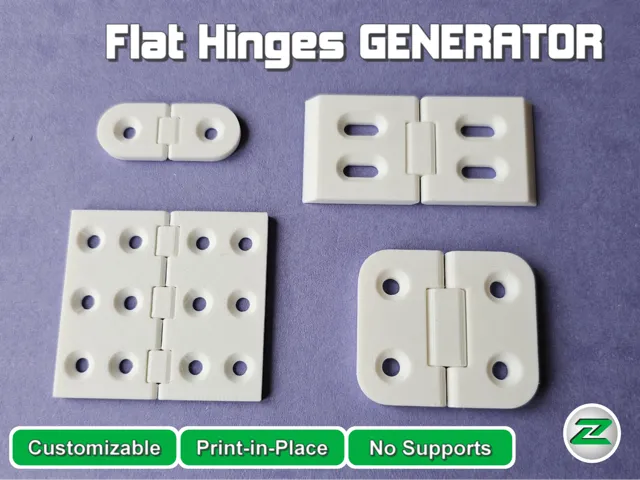 Flat Hinges GENERATOR - just another kind of hinge