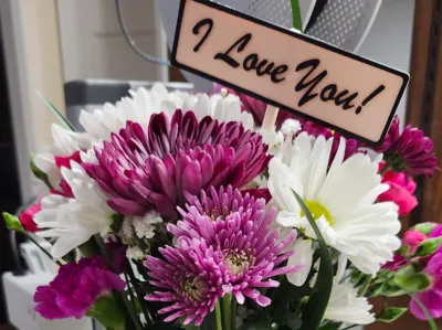 Flower Arrangement Sign