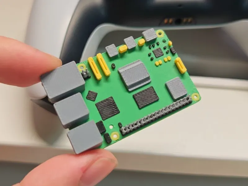 树莓派5  Raspberry Pi 5  1:1模型  钥匙扣 电子DIY