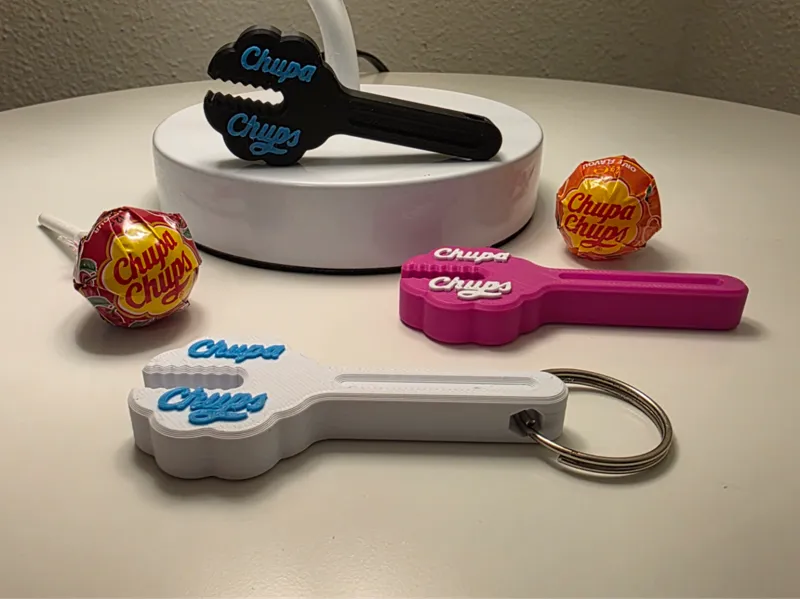 Chupa Chups Lollipop Opener Keychain / Magnet