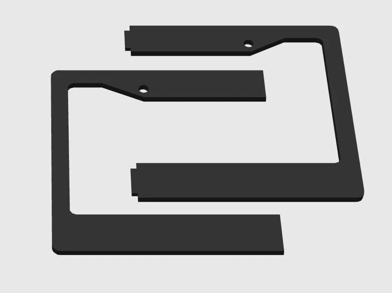 Blank License Plate Cover