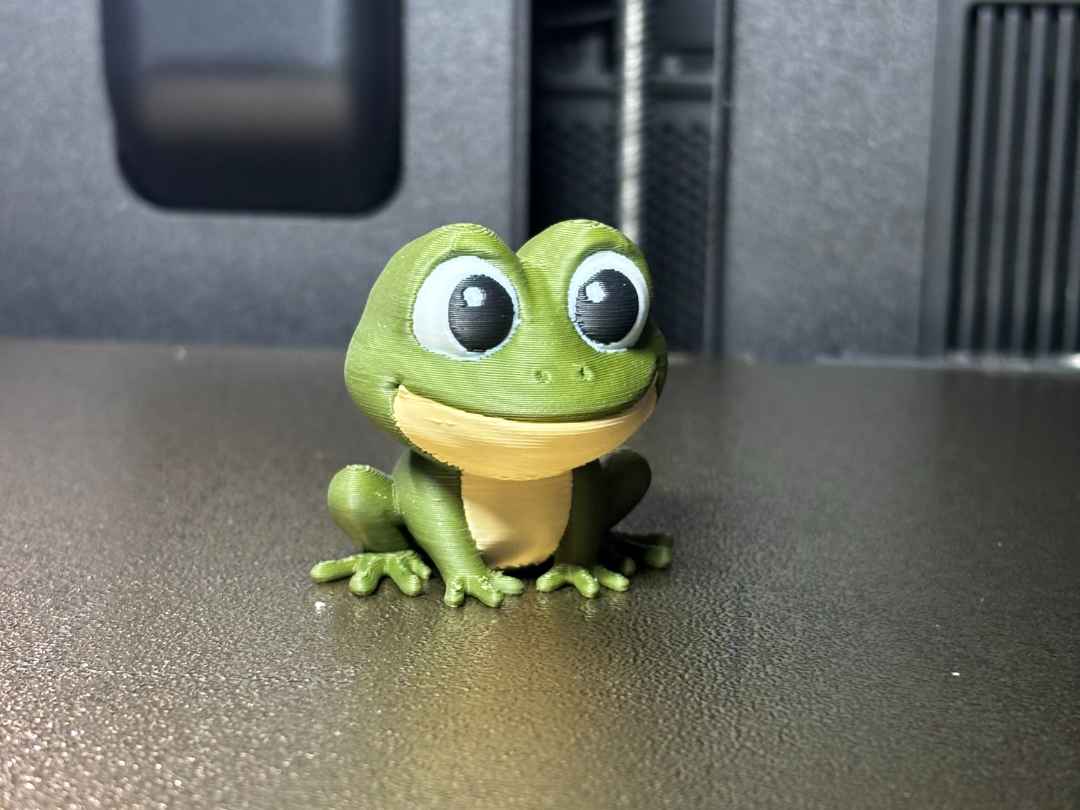 Fröhlicher Frosch