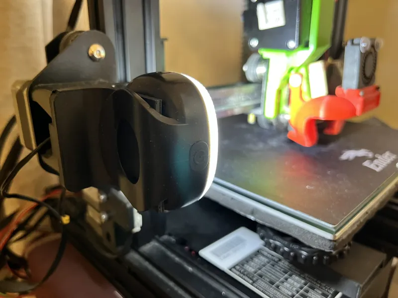 Light holder for Ender 3