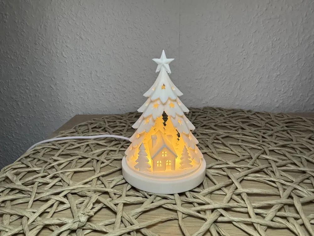Christmas tree for Bambu Lab LED Kit - Free 3D Print Model - MakerWorld