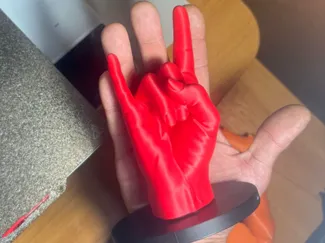 Bomboniera mano che fa le corna - ironica