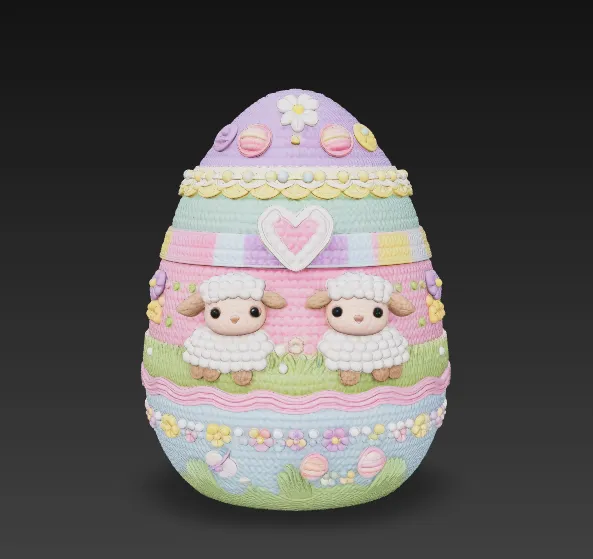 Easter Egg - Free 3D Print Model - MakerWorld