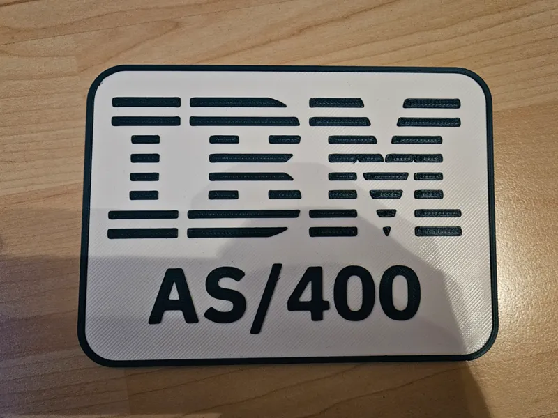IBM AS/400 sign