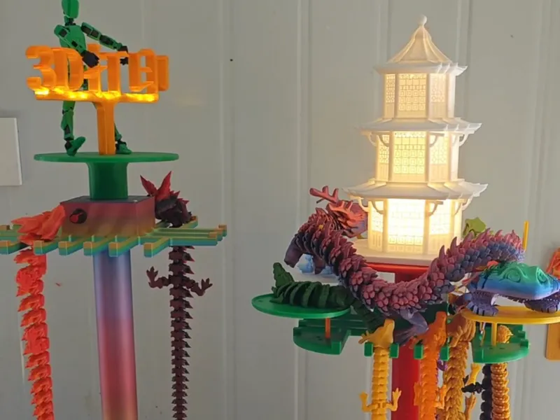 摆摊架子龙架子电动摆摊神器二代