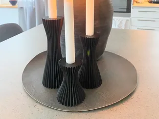 Nordic style candlesticks