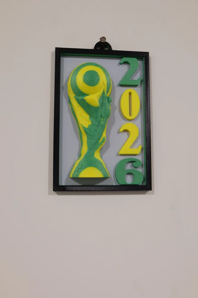 Fifa Frame FIFA World Cup 2026 Trophy Frame - Free 3D Print Model - MakerWorld