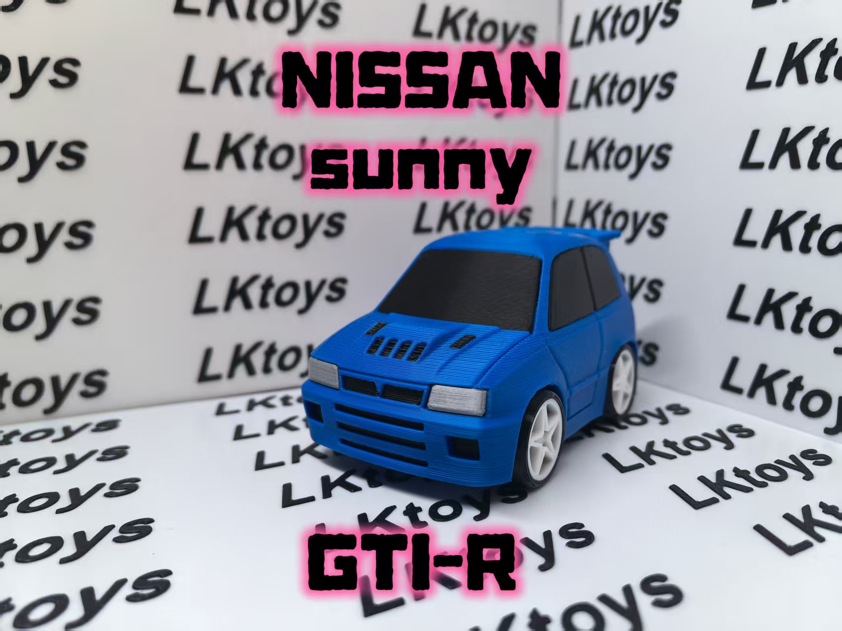 NISSAN SUNNY GTI-R - Modelo de impresión 3D gratuito - MakerWorld