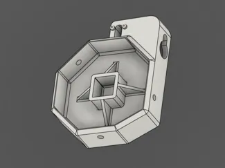 Projector screen side mount