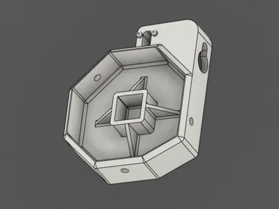 Projector screen side mount