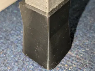 Schreibtischerhöhung 5cm für 3x3cm Profile