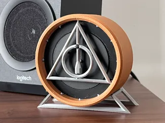 Harry Potter Deathly Hallows clock