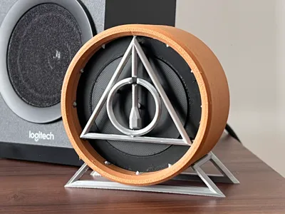 Harry Potter Deathly Hallows clock