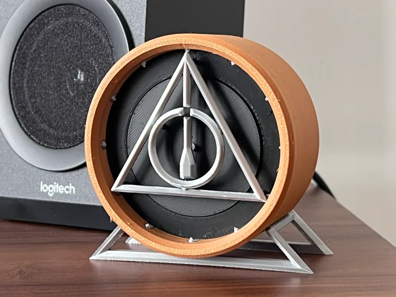 Harry Potter Deathly Hallows clock