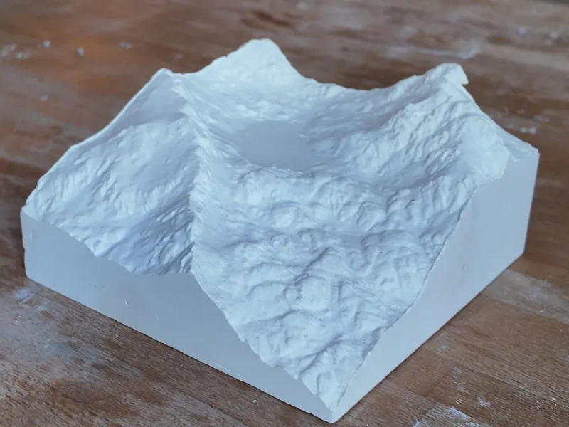 PLA Sacrificial-Mold for Corsica Mountain Lake
