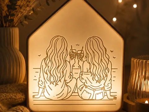 Modelo para impresión 3D: Freundinnen Licht — referencia de MakerWorld
