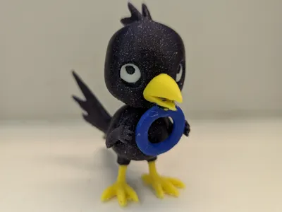Raven with Ring