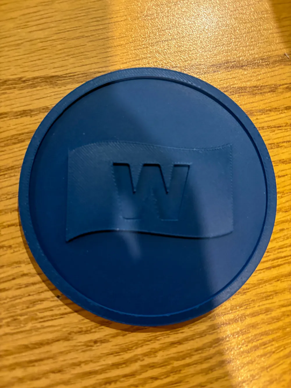 Cubs W Flag Coaster - Free 3D Print Model - MakerWorld