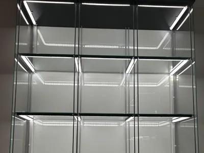 LED Rails for modded IKEA Detolf