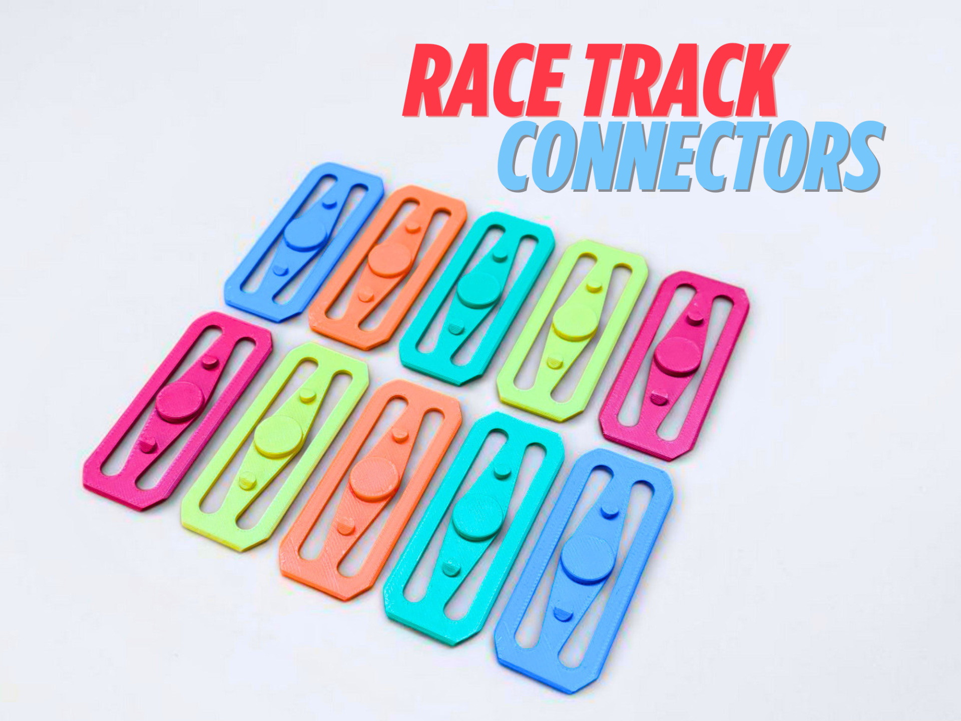 Toy Car Track Connectors 1:64 Diecast Race Track