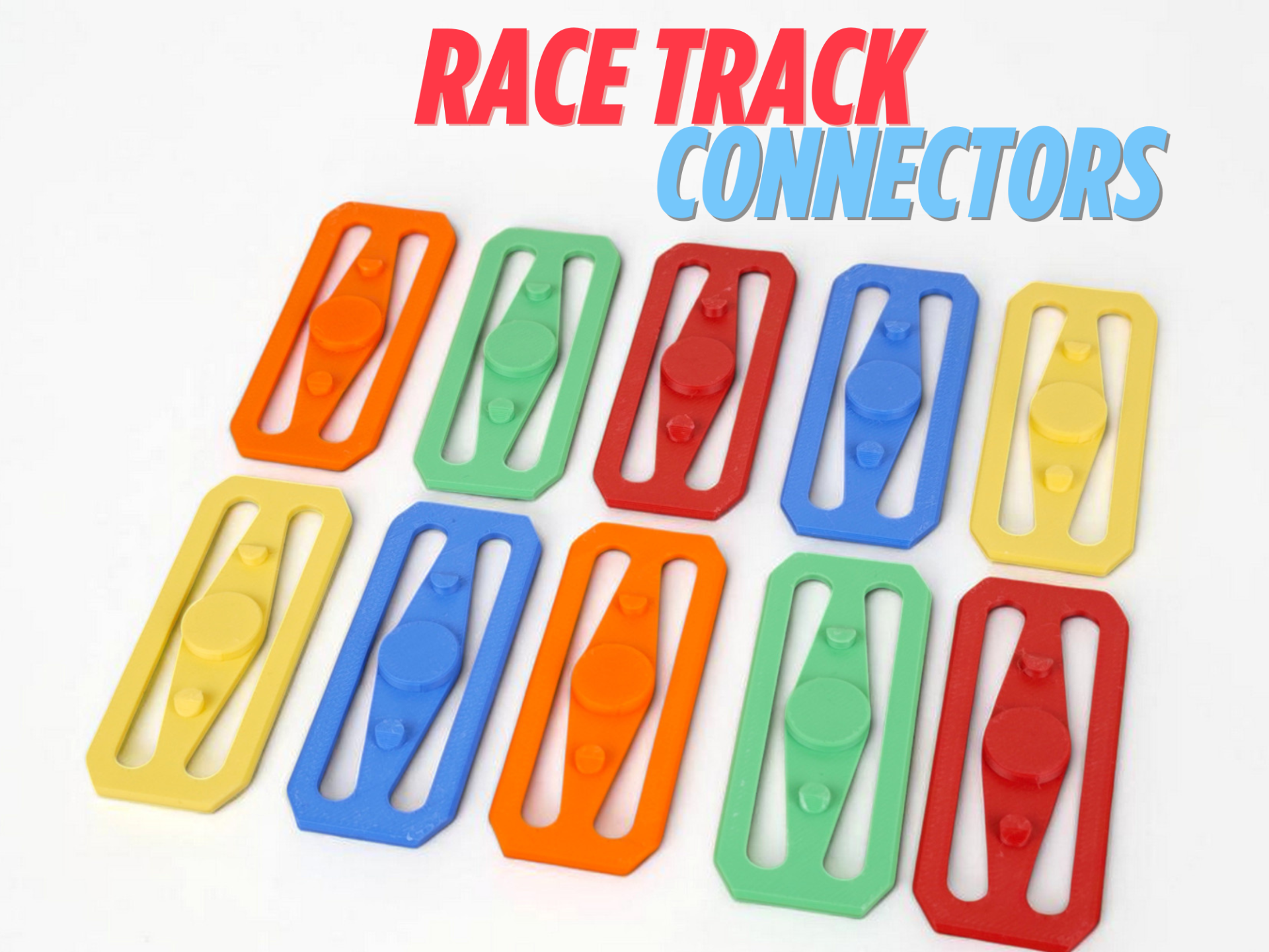 Toy Car Track Connectors 1:64 Diecast Race Track