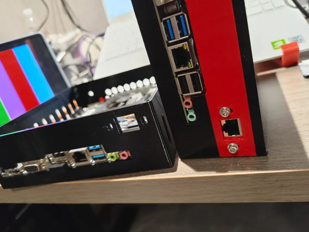 Compact ITX motherboard soft router chassis, 17*17 motherboard case ...