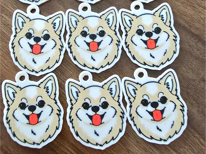Keychain Chihuahua Dog cute NFC