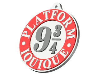 Llavero Plataforma 9 3/4 Iquique