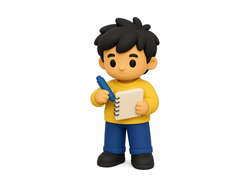 Writer Desk Crew Mini Figure