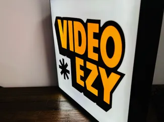 Classic Video Store Brand: Video EZY Light up Sign