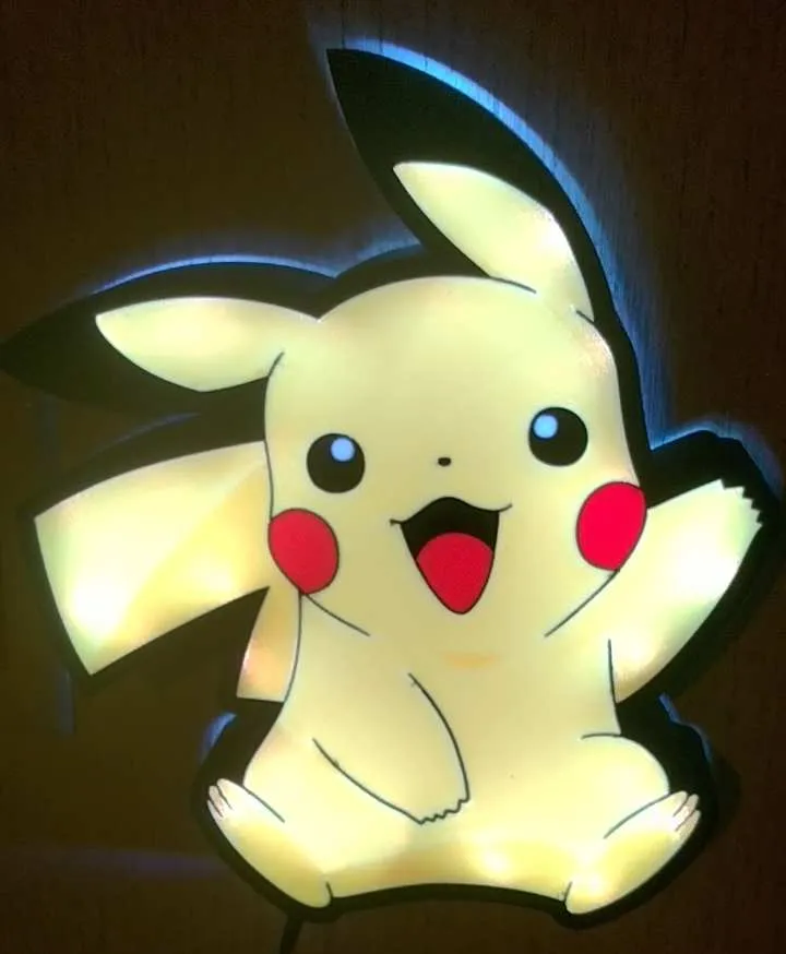 Pikachu LED light box