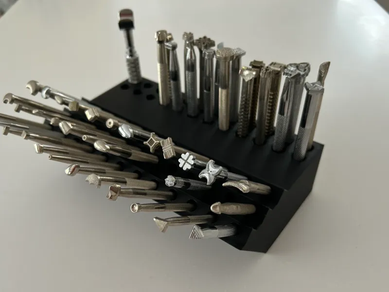 Tool/leather stamp holder
