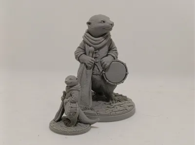 supportless dnd bard otter beastfolk