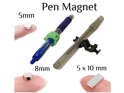 Pen Fridge Magnet V2 - Print in Place