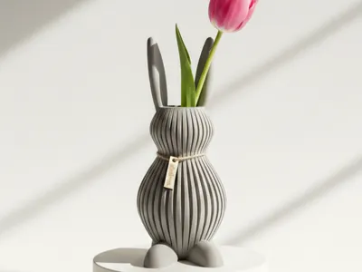 Modern Bunny Vase - Easter and Spring Decoration