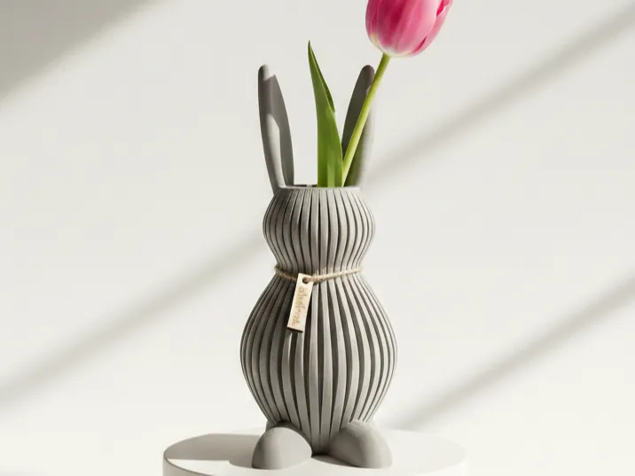 Modern Bunny Vase - Easter and Spring Decoration