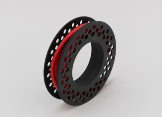 Threaded Mini Spool for Cables and Filament