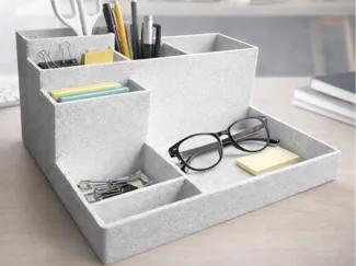 Modern Desk Organizer (Fuzzy Skin)