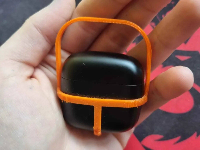 Earbuds pull hook / bikini cover